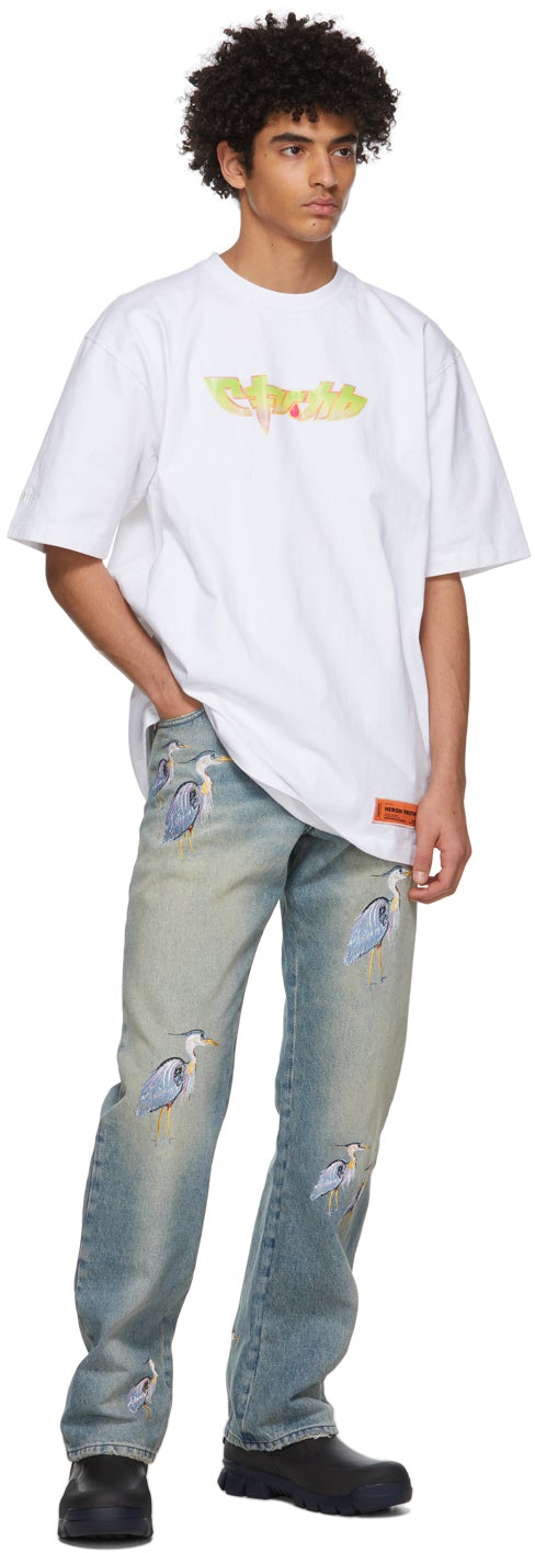 Heron Preston White Arcade T-Shirt