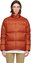 Holubar Orange Down Mustang BU15 Jacket - Holubar Orange Down Mustang Bu15 Veste - Holubar 오렌지 무스탕 Bu15 자켓