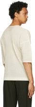 Homme PlissÃ© Issey Miyake Beige Mesh Light T-Shirt