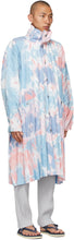 Homme PlissÃ© Issey Miyake Blue Bleach Like Coat