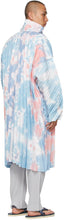 Homme PlissÃ© Issey Miyake Blue Bleach Like Coat