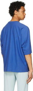 Homme PlissÃ© Issey Miyake Blue Release-T 2 T-Shirt