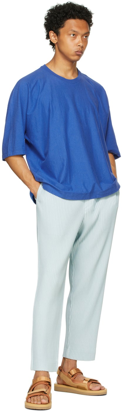Homme PlissÃ© Issey Miyake Blue Release-T 2 T-Shirt