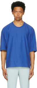 Homme PlissÃ© Issey Miyake Blue Release-T 2 T-Shirt - Homme Plissé Issey Miyake Blue Living-t 2 T-shirt - homme plissÃ © Issey Miyake Blue Release-T 2 티셔츠