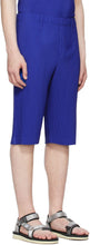 Homme PlissÃ© Issey Miyake Blue Tailored Pleats 2 Shorts