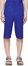 Homme PlissÃ© Issey Miyake Blue Tailored Pleats 2 Shorts - Homme Plissé Issey Miyake Blue Plise sur mesure 2 shorts - homme plissé issey miyake blue tairored pleats 2 반바지