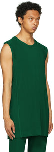 Homme PlissÃ© Issey Miyake Green Monthly Color May Tank Top