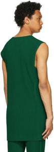 Homme PlissÃ© Issey Miyake Green Monthly Color May Tank Top