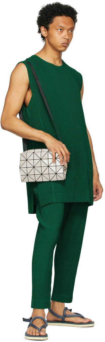 Homme PlissÃ© Issey Miyake Green Monthly Color May Tank Top