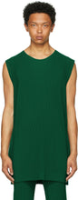 Homme PlissÃ© Issey Miyake Green Monthly Color May Tank Top - Homme Plissé Issey Miyake Vert Couleur mensuelle May Débardeur - homme plissé issey miyake 그린 월간 색상 탱크 탑