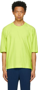 Homme PlissÃ© Issey Miyake Green Release-T 2 T-Shirt - Homme Plissé Issey Miyake Vert Living-t 2 T-shirt - homme plissé issey miyake 그린 릴리스 -T 2 티셔츠