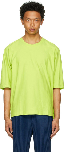 Homme PlissÃ© Issey Miyake Green Release-T 2 T-Shirt - Homme Plissé Issey Miyake Vert Living-t 2 T-shirt - homme plissé issey miyake 그린 릴리스 -T 2 티셔츠