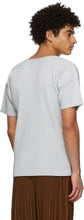 Homme PlissÃ© Issey Miyake Grey Basics T-Shirt