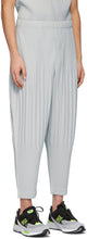 Homme PlissÃ© Issey Miyake Grey Basics Trousers