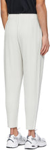 Homme PlissÃ© Issey Miyake Grey Monthly Color January Trousers