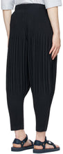 Homme PlissÃ© Issey Miyake Navy Basics Trousers