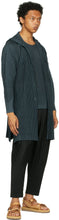 Homme PlissÃ© Issey Miyake Navy Mesh Light T-Shirt