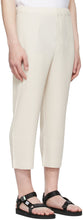 Homme PlissÃ© Issey Miyake Off-White Monthly Color April Trousers