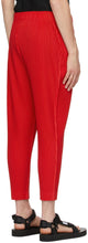 Homme PlissÃ© Issey Miyake Red Monthly Color March Trousers