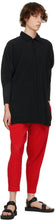 Homme PlissÃ© Issey Miyake Red Monthly Color March Trousers