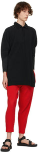 Homme PlissÃ© Issey Miyake Red Monthly Color March Trousers