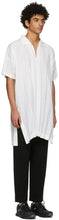 Homme PlissÃ© Issey Miyake White Edge Short Sleeve Shirt