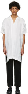 Homme PlissÃ© Issey Miyake White Edge Short Sleeve Shirt - Homme Plissé Issey Miyake Chemise à manches courtes à manches courtes - homme plissé issey miyake 흰색 가장자리 짧은 소매 셔츠