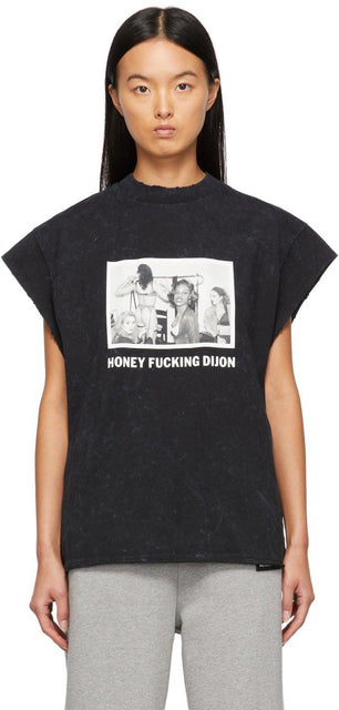Honey Fucking Dijon Black Tina Paul T-Shirt - Miel Fucking Dijon Black Tina Paul T-shirt - 꿀 빌어 먹을 dijon 검은 티 나 폴 티셔츠