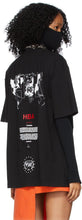Hood by Air Black Graphic 'International' T-Shirt