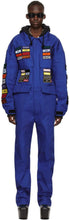 Hood by Air Blue Boiler 'Veteran' Jumpsuit - Capuche par la chaudière bleue 'Vétéran' Combinaison - 공기 블루 보일러 '베테랑'jumpsuit에 의해 후드