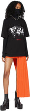 Hood by Air Orange Pleated Half Skirt