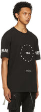 Hood by Air SSENSE Exclusive Black Veteran Stars T-Shirt