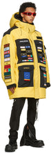 Hood by Air Yellow Veteran Insulated Patch Jacket