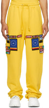 Hood by Air Yellow Veteran No.1 Lounge Pants - Hood par air jaune vétéran no.1 pantalon salon - 공기 노란색 베테랑 No.1 라운지 바지로 후드