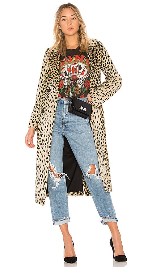 House of Harlow 1960 x REVOLVE Perry Faux Fur Coat in Brown Maison de Harlow 1960 X Revolve Perry Faux Fur Matel en marron 哈洛之家1960 x旋转佩里人造皮草外套