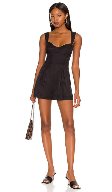 House of Harlow 1960 x REVOLVE Simona Romper in Black Maison de Harlow 1960 x REVOLVE SIMONA RAIPER EN NOIR Harlow House 1960 x旋转Simona Romper黑色