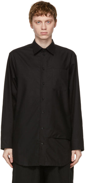 House of the Very Islands Black Rhiz Shirt - Maison des îles TRES ÎLES NOIRS RHIZ-shirt - 하우스 아주 섬 검은 rhiz 셔츠