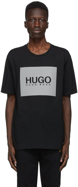 Hugo Black Dolive211 T-Shirt - Hugo Noir Dolive211 T-shirt - 휴고 블랙 DOLIVE211 티셔츠