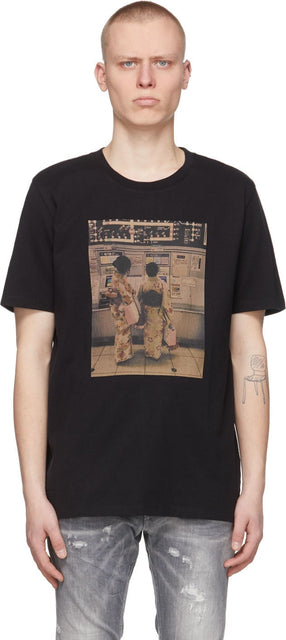 Hugo Black Dussuri T-Shirt - T-shirt Hugo Noir Dussuri - 휴고 블랙 Dussuri 티셔츠