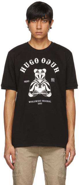 Hugo Black Duto T-Shirt - T-shirt Hugo Black Duto - Hugo 블랙 Duto T 셔츠