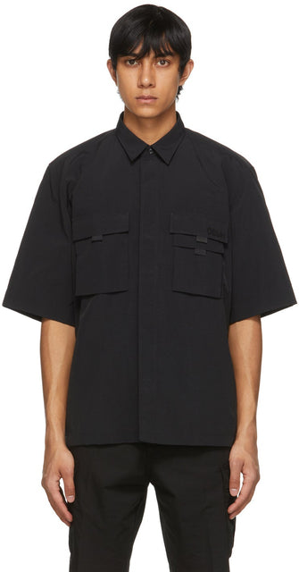 Hugo Black Ermilio Short Sleeve Shirt - Chemise à manches courtes Hugo Black Ermilio - Hugo Black Ermilio 짧은 소매 셔츠