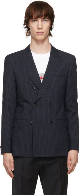 Hugo Navy Pinstripe Blazer - Blazer Hugo Navy Pinstripe - Hugo Navy Pinstripe Blazer