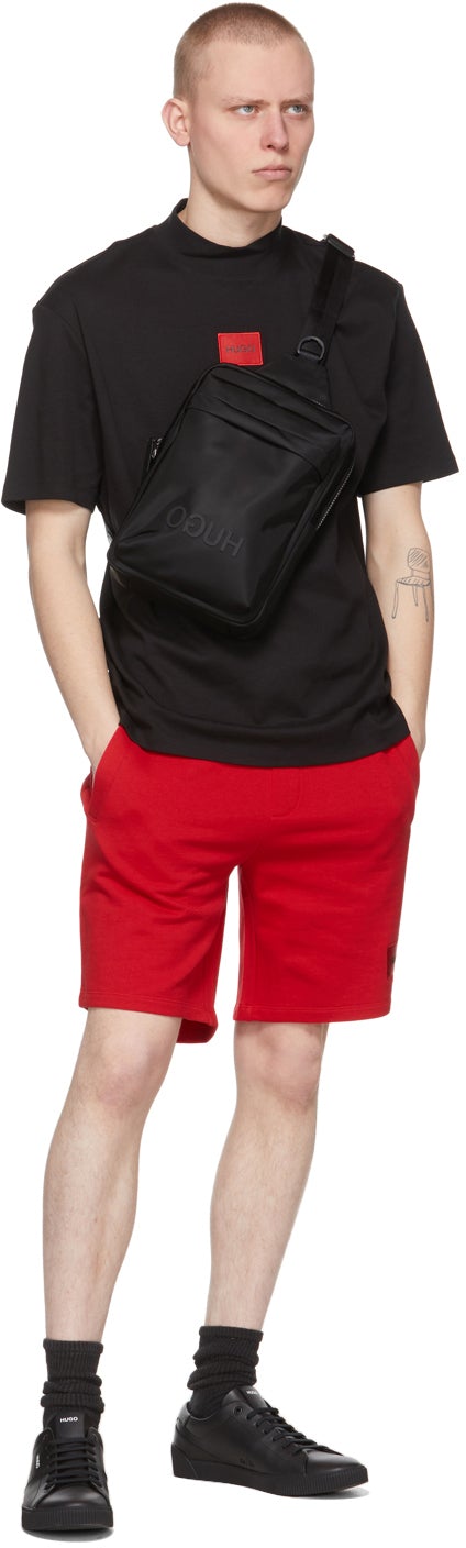 Hugo Red Diz212 Shorts