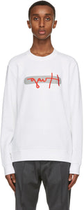 Hugo White Dicago Sweatshirt - Sweat Hugo White Dicago Sweatshirt - Hugo White Diecago Sweatshirt