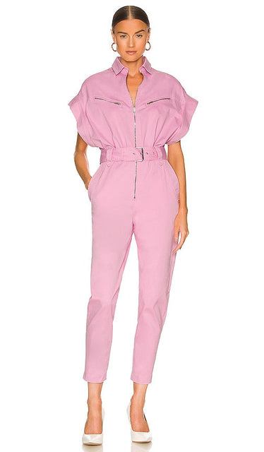 IRO Lavine Jumpsuit in Pink Combinaison iro lavine en rose IRO LaVine连身裤穿着粉红色