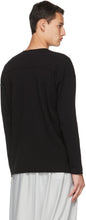Isabel Benenato Black Crewneck Sweater