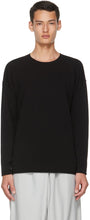Isabel Benenato Black Crewneck Sweater - Pull Crewneck noir Isabel Benenato - 이사벨 베네 나토 블랙 크루넥트 스웨터