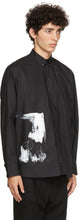 Isabel Benenato Black Graphic Print Shirt