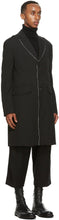 Isabel Benenato Black Wool Coat