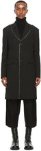 Isabel Benenato Black Wool Coat - Manteau de laine noire Isabel Benenato - 이사벨 베나토 블랙 울 코트